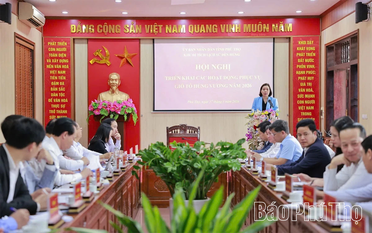 Hội nghị thống nhất nội dung phối hợp tổ chức lễ hội Đền Hùng năm 2026