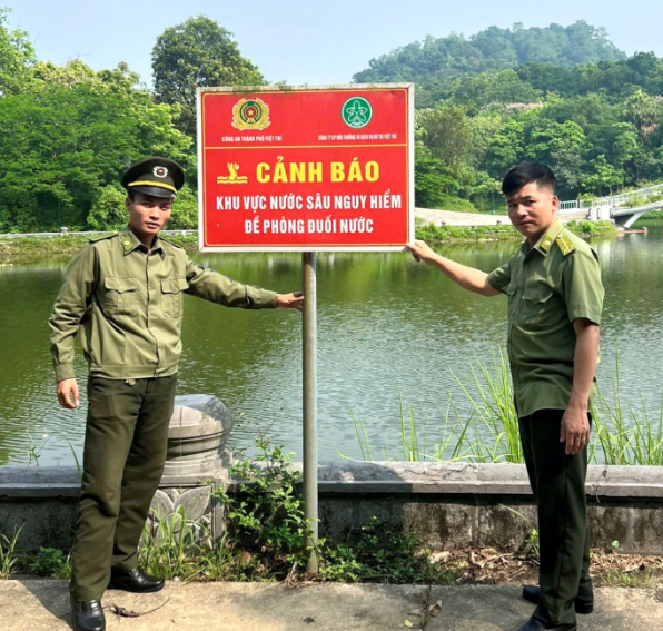 Khu Di tích lịch sử Đền Hùng tăng cường các biện pháp phòng, chống đuối nước trong dịp hè