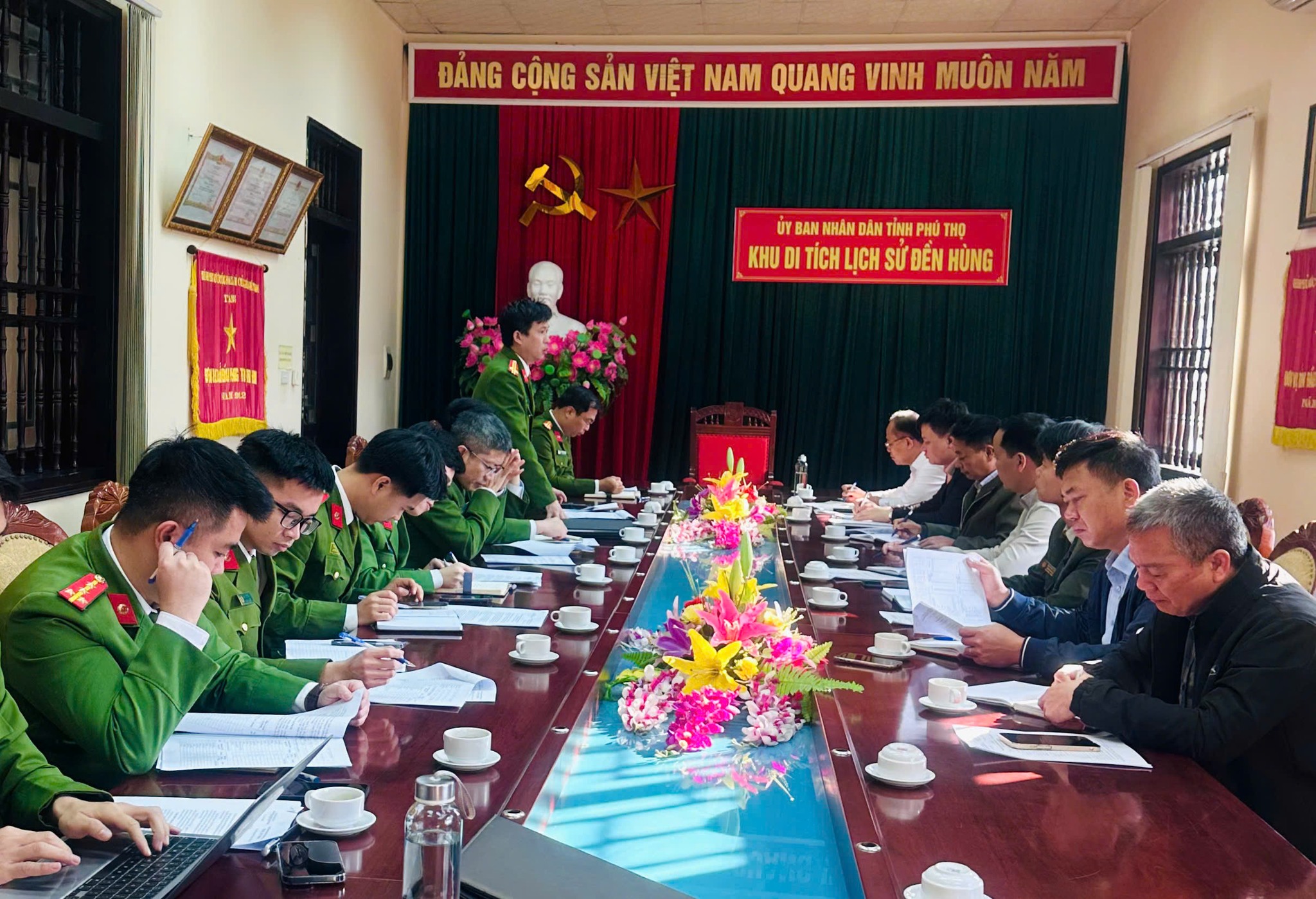 Kiểm tra công tác phòng cháy chữa cháy tại Khu di tích lịch sử Đền Hùng