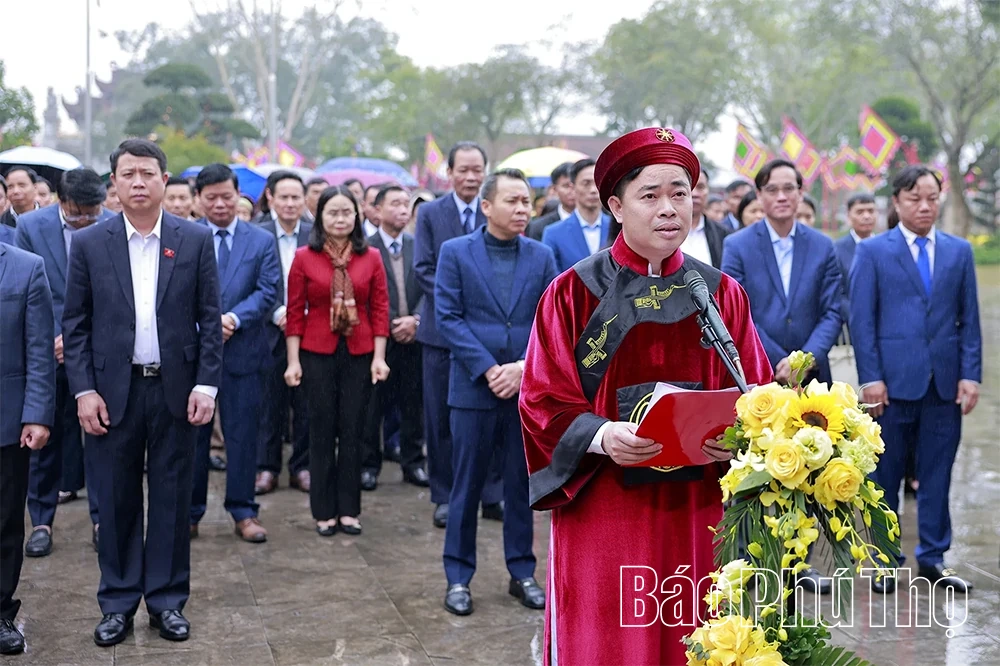 Lễ giỗ Tổ Mẫu Âu Cơ ngày Tiên thăng trang trọng tại xã Hiền Lương