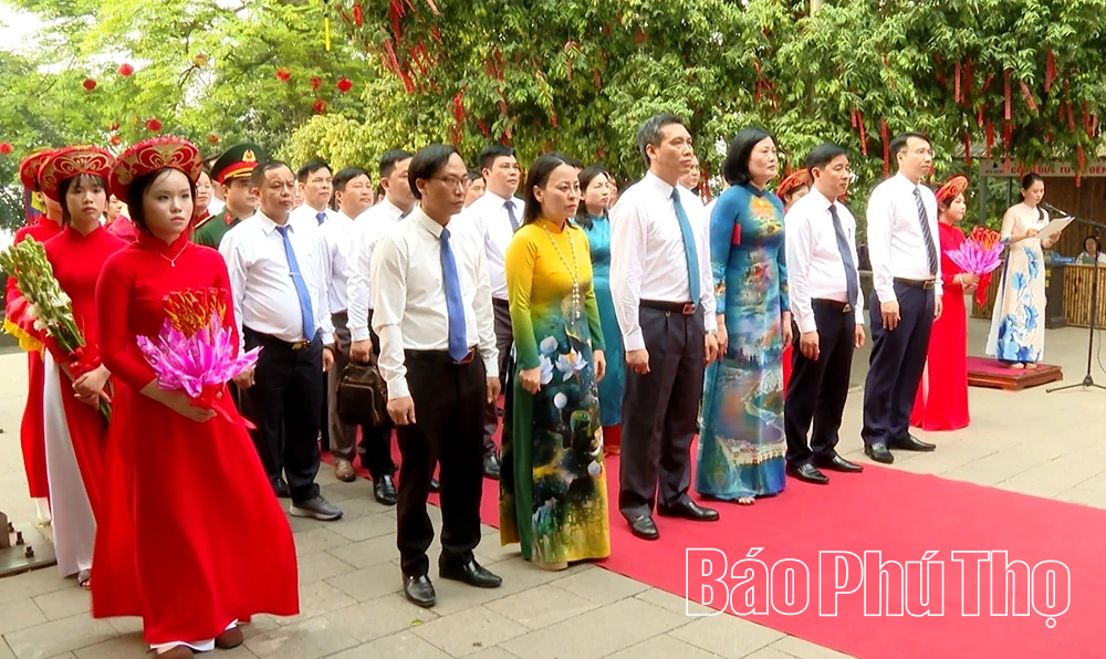 Xã Đông Thành dâng hương tri ân các Vua Hùng trước thềm Giỗ Tổ 2026